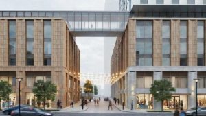 A rendering of a Brigil development proposal at 131 and 139 Parkdale Ave., and 122 Forward Ave. Image credit: Brigil