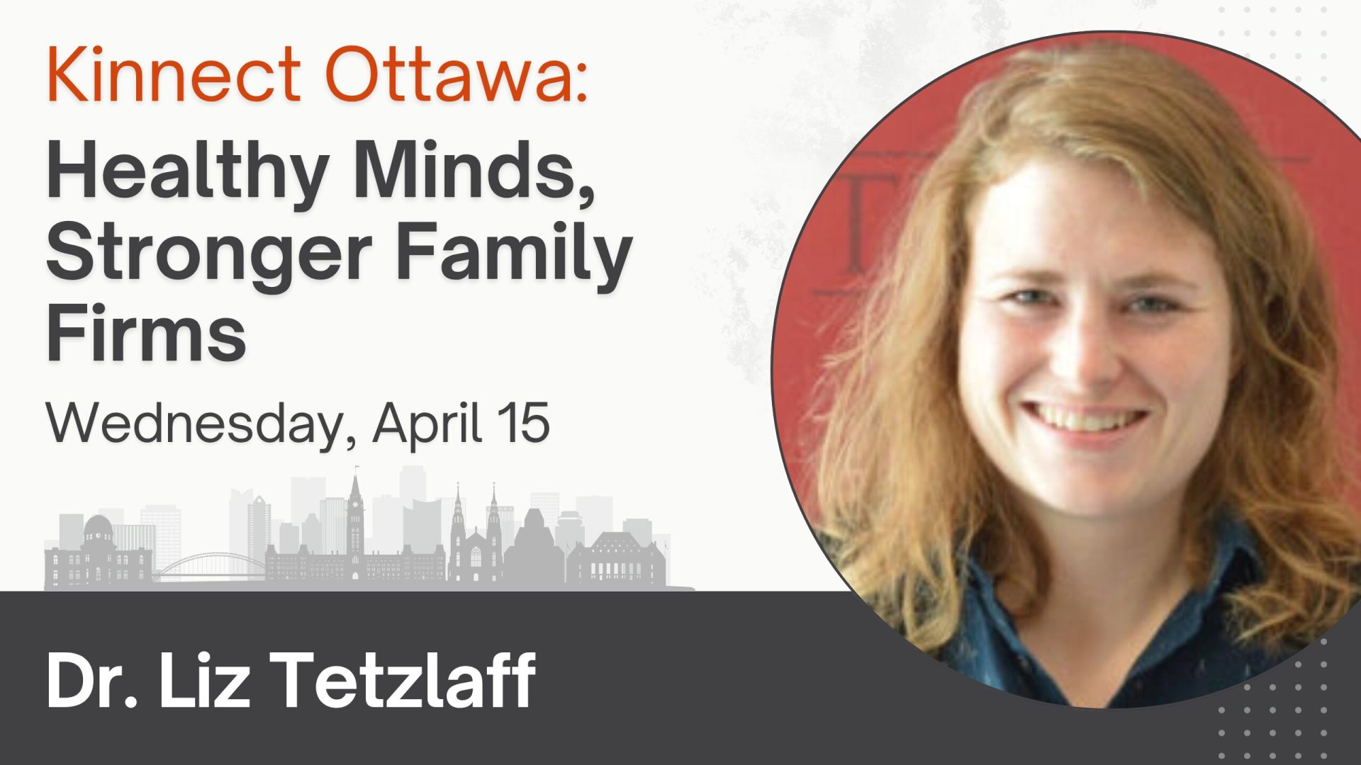 Kinnect Ottawa - April 15 Event