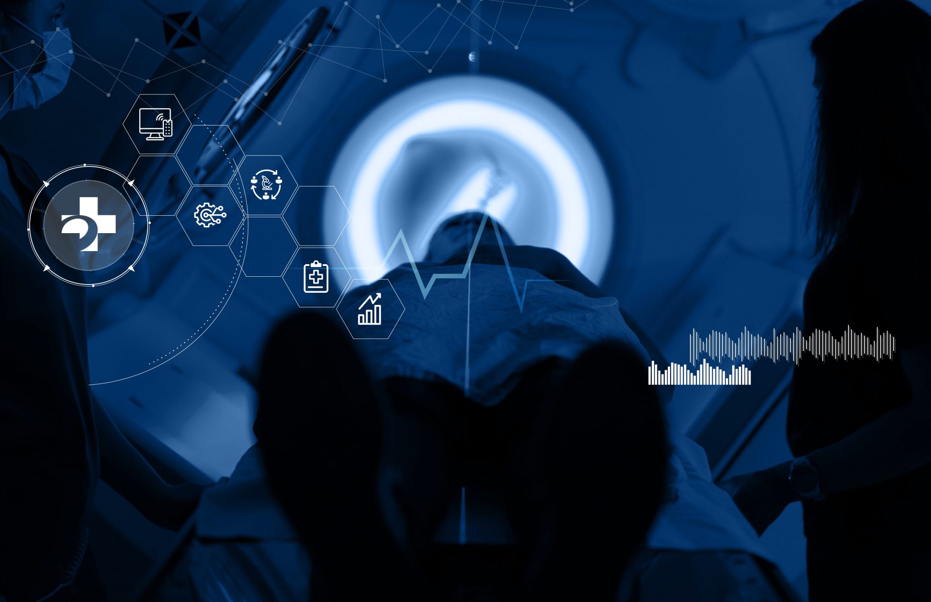 Blue Health Background