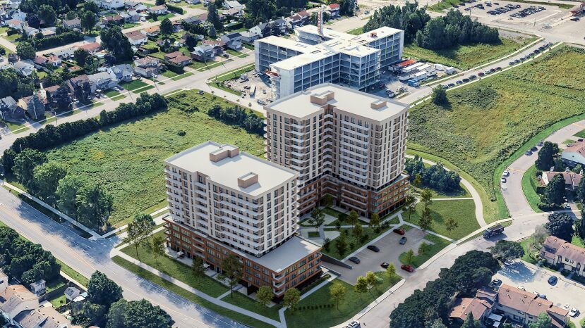 Rendering of a proposed development at 500 Famille-Côté Ave. in Orléans. Image credit: EMD-Batimo