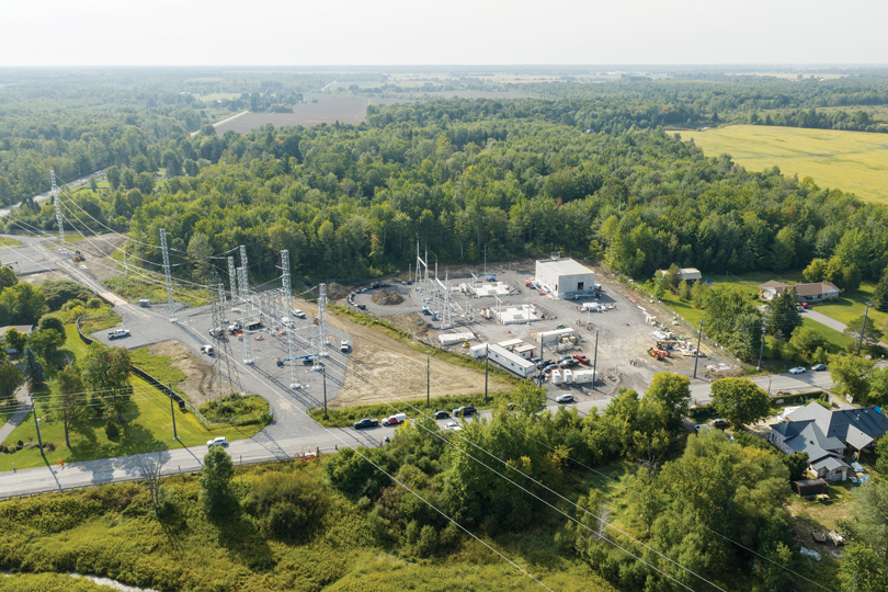 The Piperville transformer station is being built as a low-carbon substation, designed to ensure minimal impact on the environment during construction.