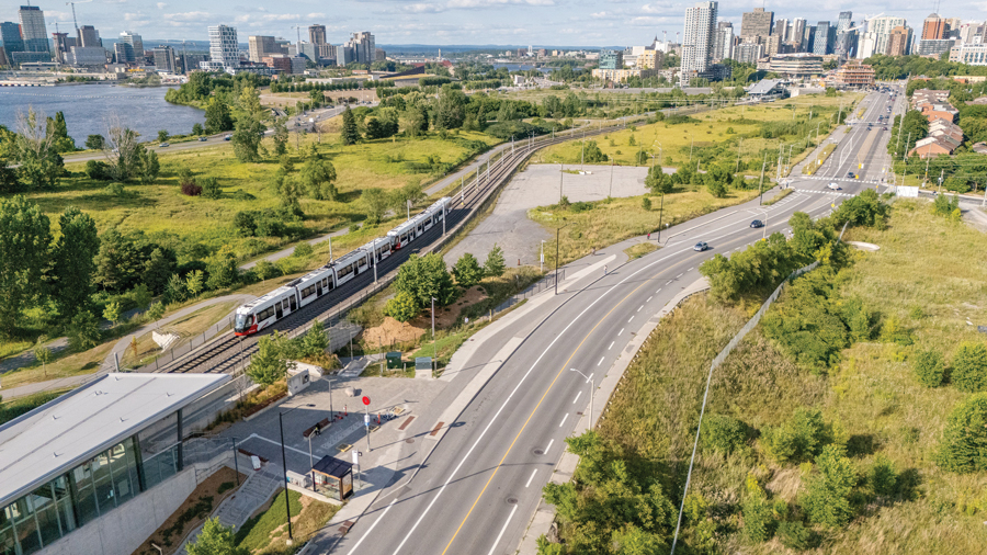 LeBreton Flats is set to be developed with thousands of homes, businesses and attractions - all served by a low-carbon district energy system. Image courtesy of the NCC.