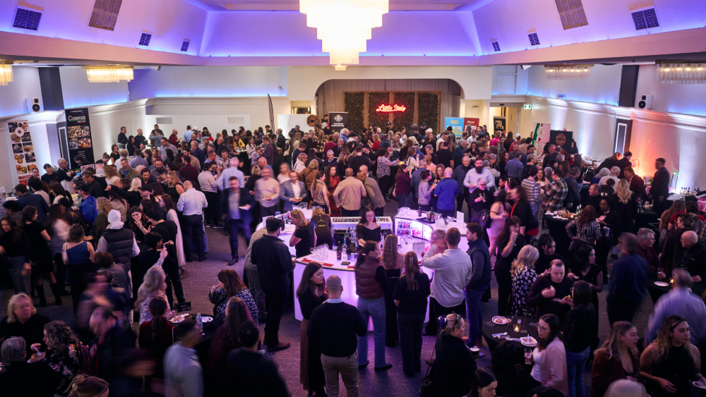 Crowd view of Taste of Little Italy held at Preston Event Centre on March 24th 2026.