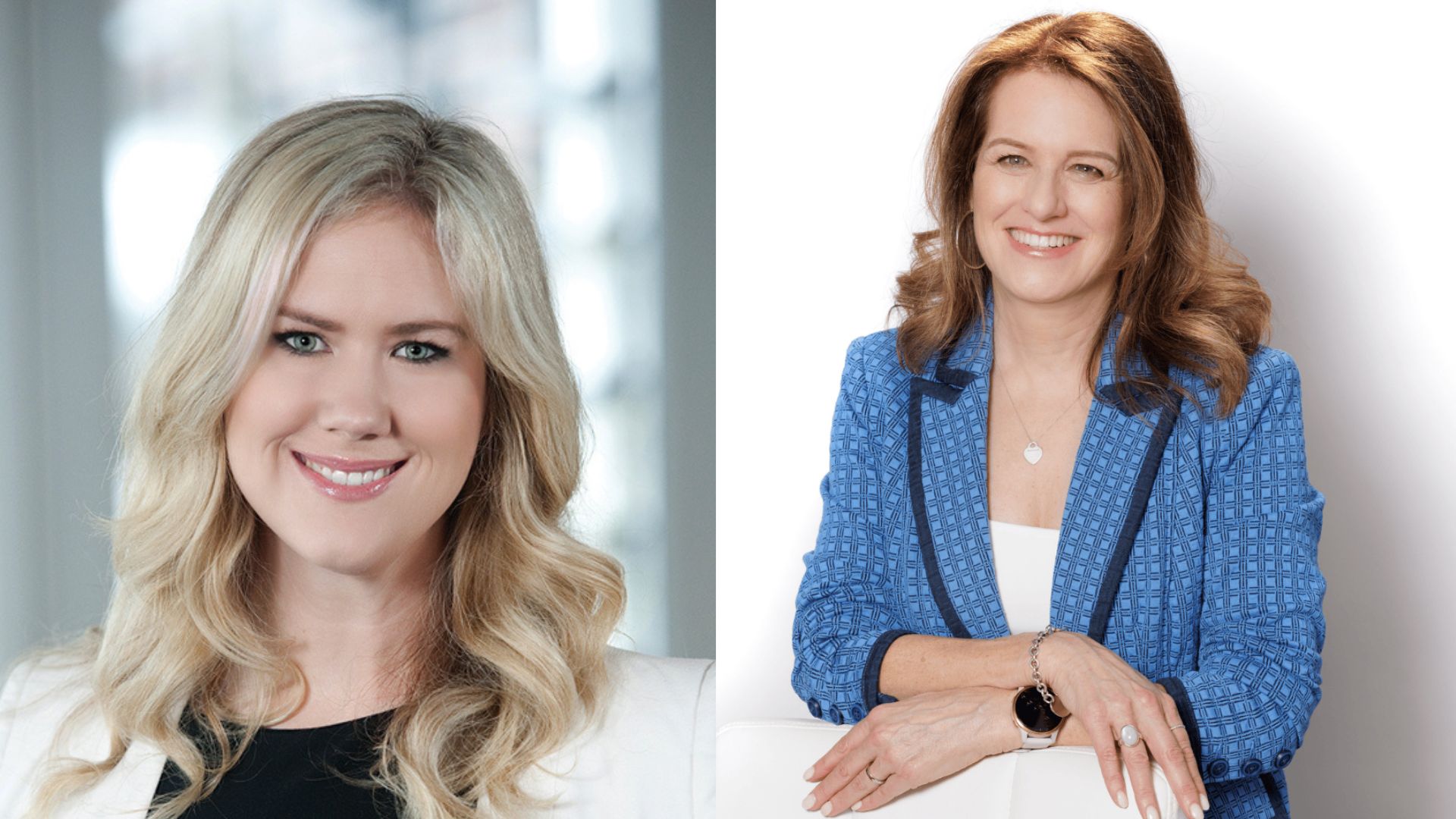 Jennifer Stewart is the CEO of Syntax Strategic and Andrea Greenhous is the CEO of Vision2Voice Communications. Photos supplied.