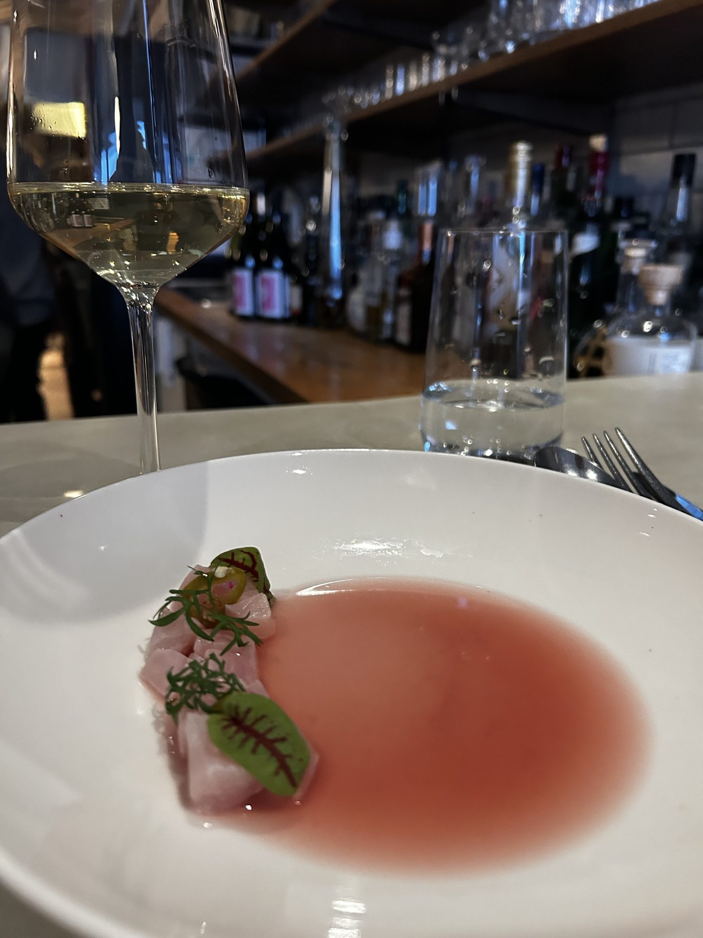 Dish from collaboration dinner. Photo credit: Jordan Pizzuti