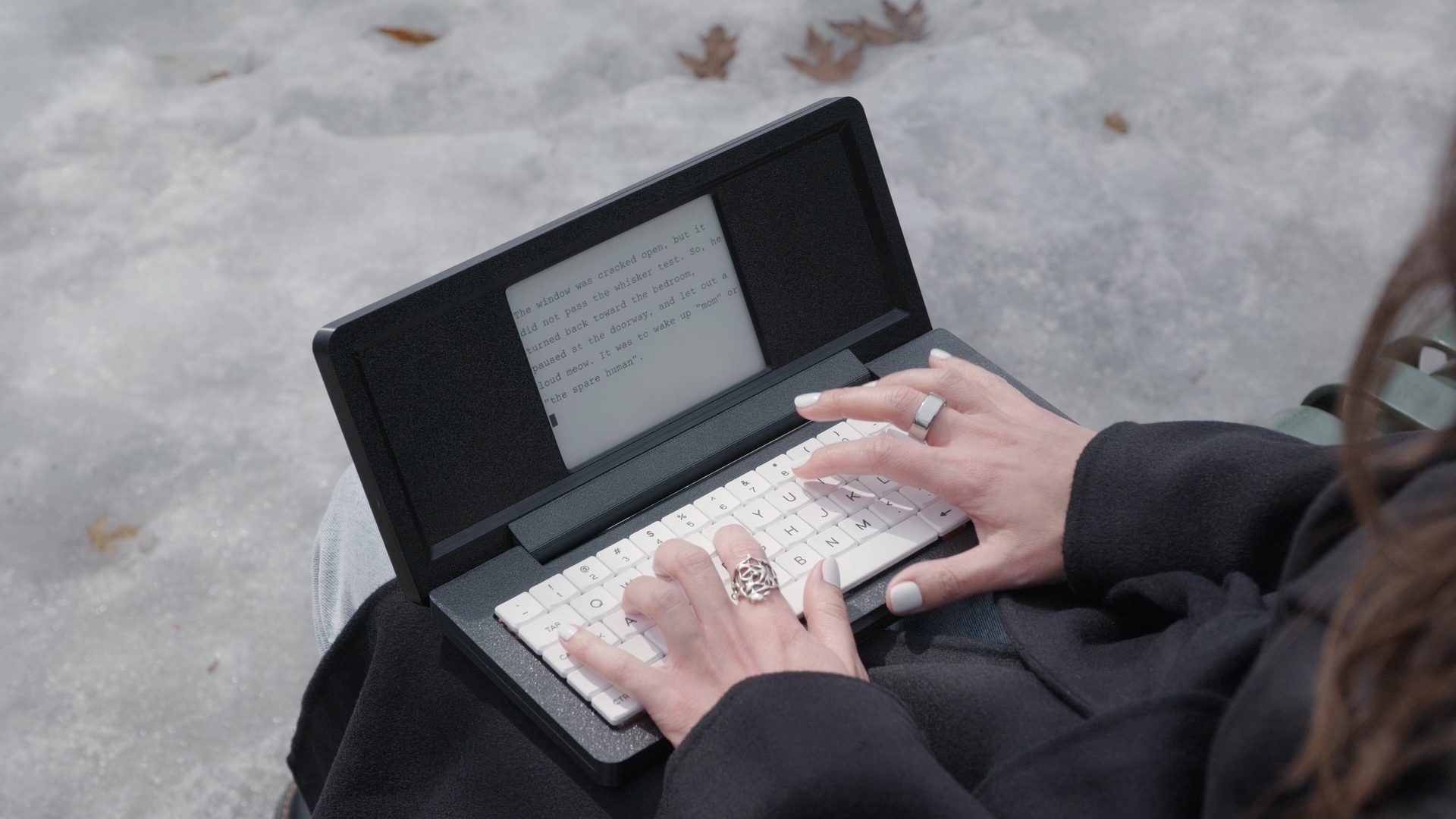 Zerowriter's distraction-free word processor. Photo supplied