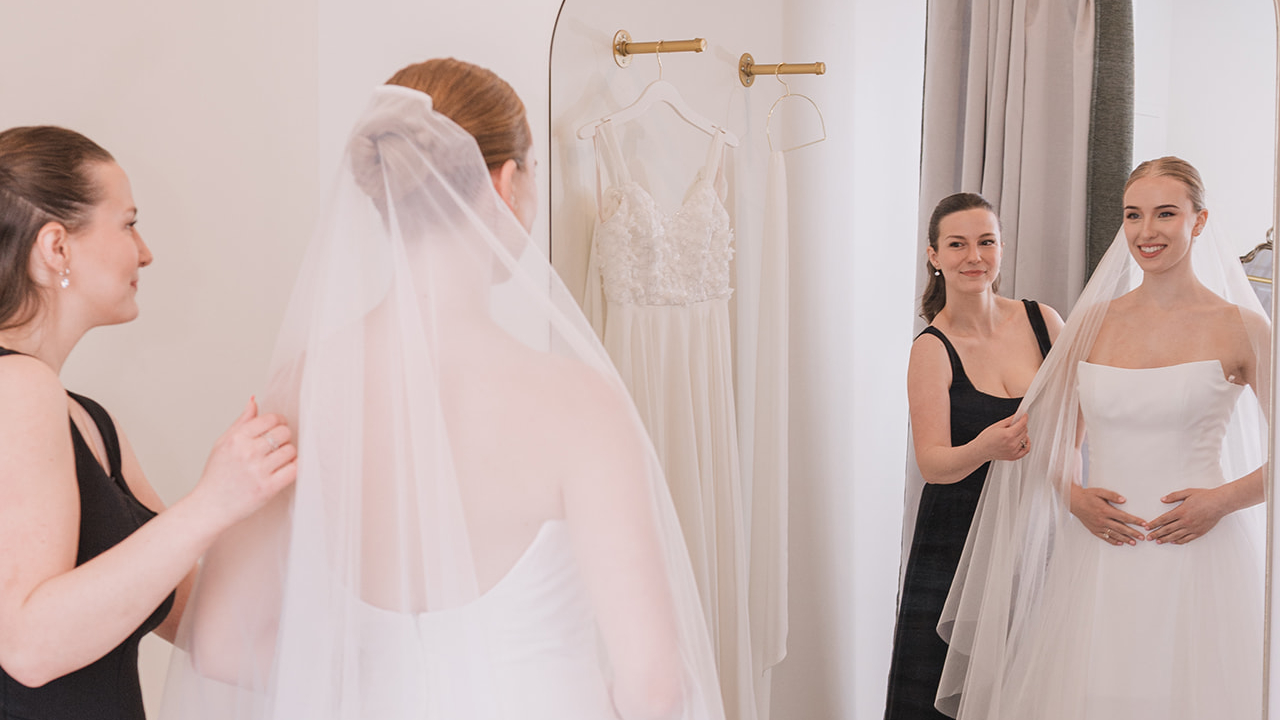 Abby Osterer and a bride at Always Knew I Needed. Photo supplied.