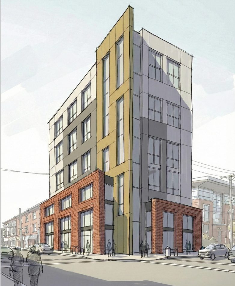 Concept drawing of a proposed development at 574 Bank St. Supplied