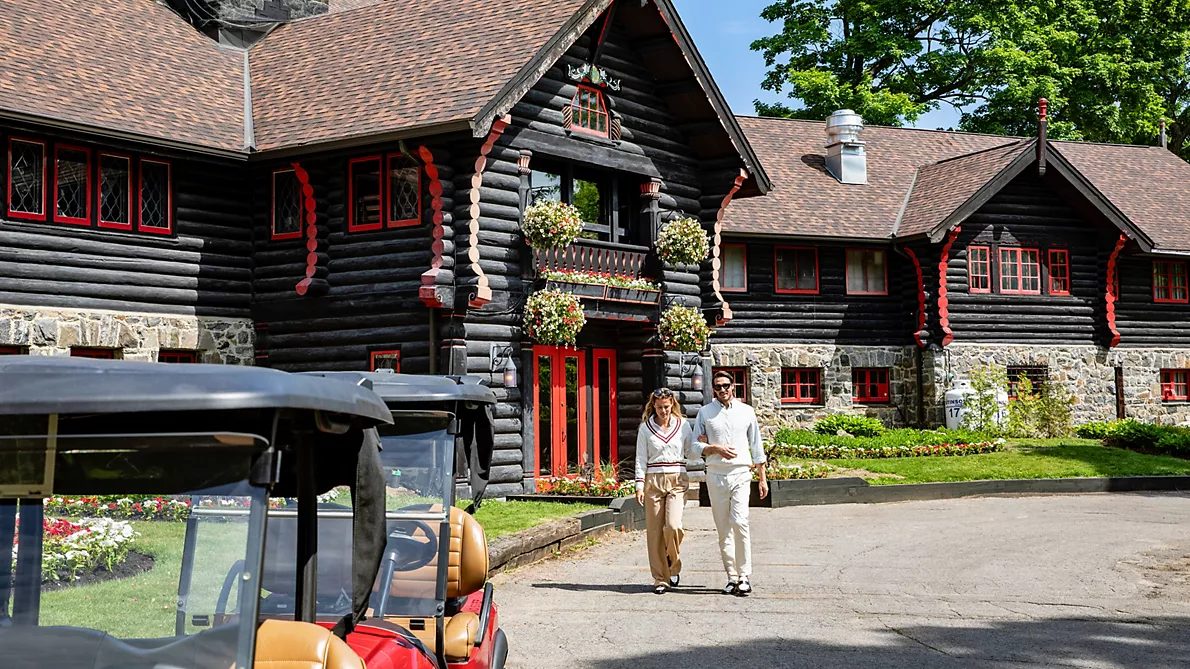 The Fairmont Château Montebello is located in eastern Quebec. Photo credit: Fairmont Château Montebello.