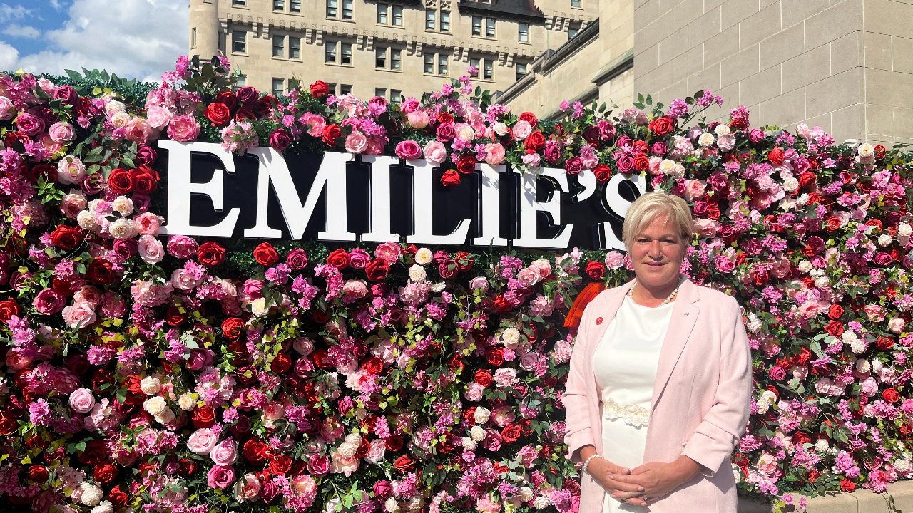 Geneviève Dumas, general manager of the Fairmont Château Laurier, at the launch event for Émilie’s Terrace on June 17, 2026. Photo by Marissa Galko.