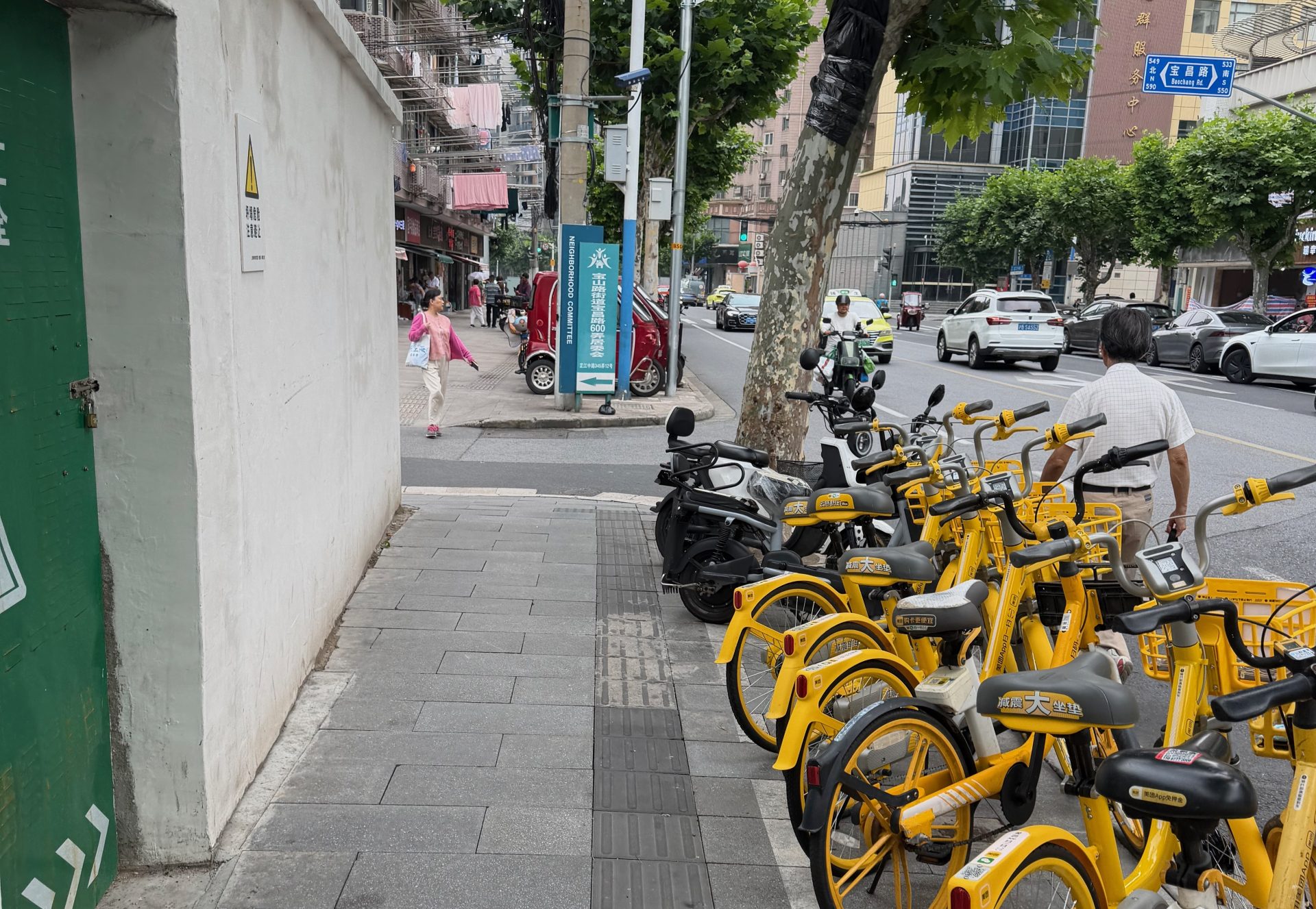 Bicycles in Shanghai. Photo credit: Nathan Drescher