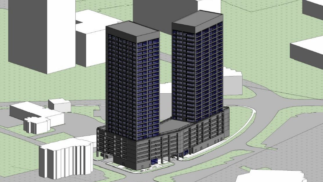 Rendering of proposed development at 1209 Michael St. N. Image credit: Kasian, Inside Edge Properties