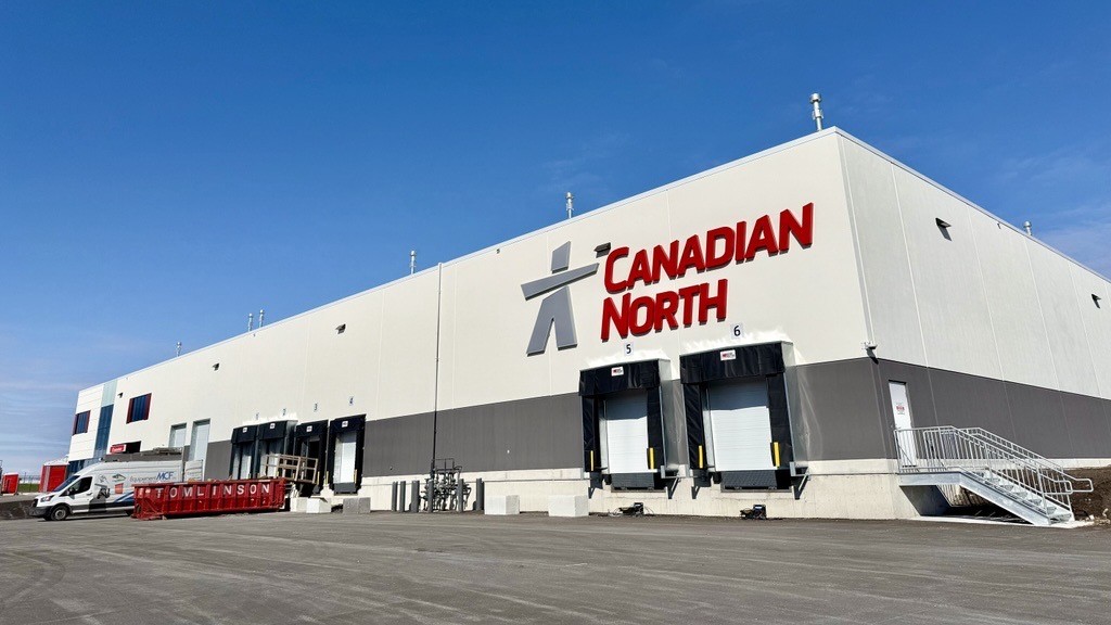 Canadian North's new 42,646-square-foot cargo facility at 145 Thad Johnson Private. Photo supplied