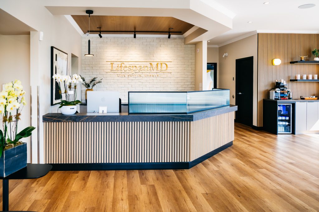 Reception area at LifespanMD.