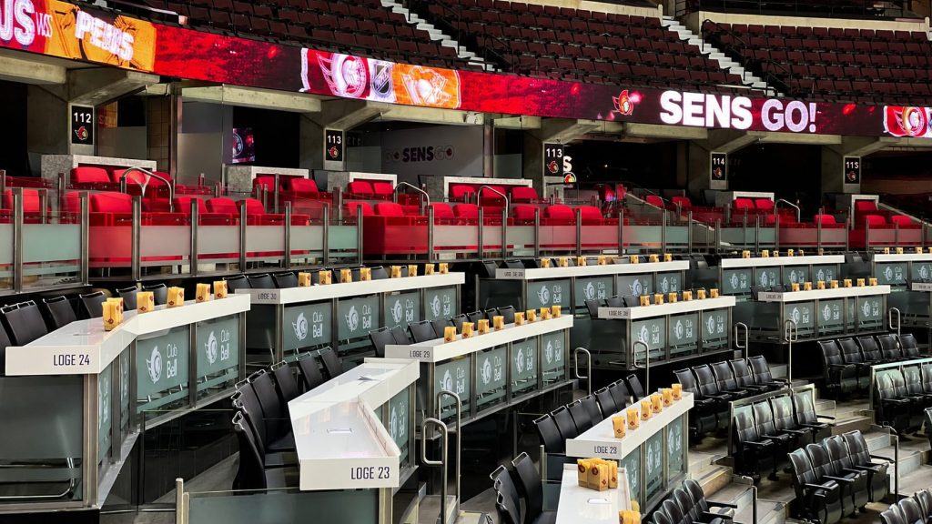  Arena furniture. Client: Ottawa Senators.