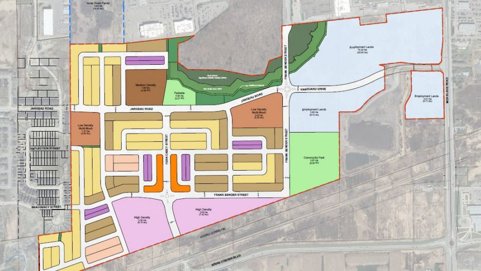 Concept plan for a proposed subdivision on Innes Road. Image credit: NAK