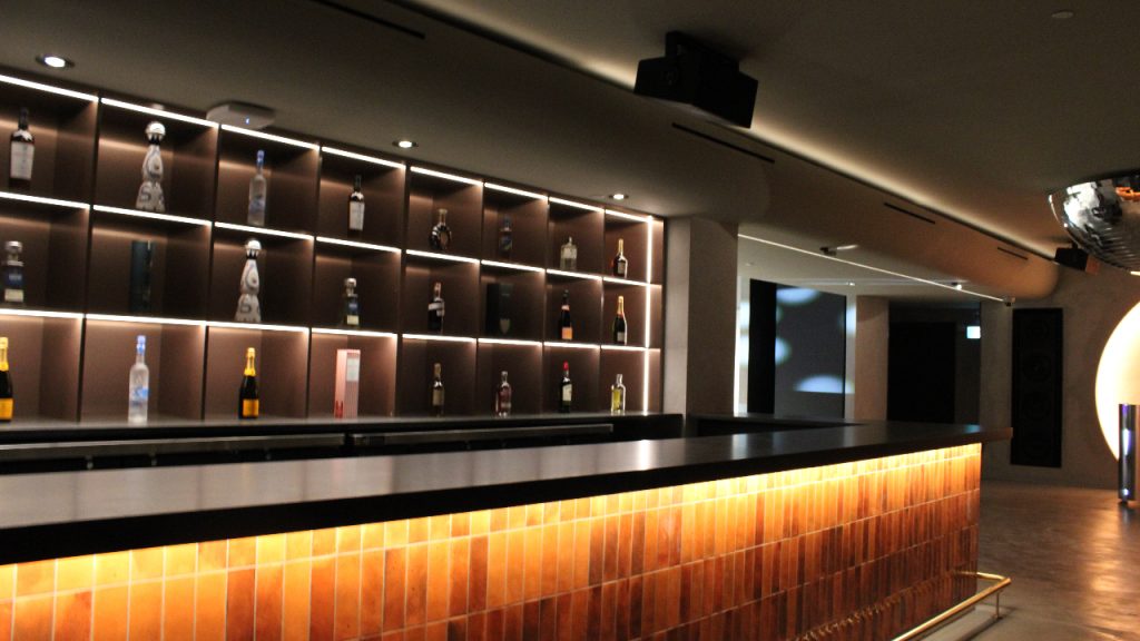 The VIP lounge has a menu curated by Ottawa Venues. The space is available to rent on non-show days. Photo by Marissa Galko.