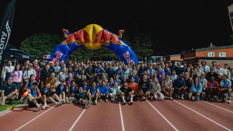 Runners at The 25th Hour PR Night race earlier this month. Photo supplied.