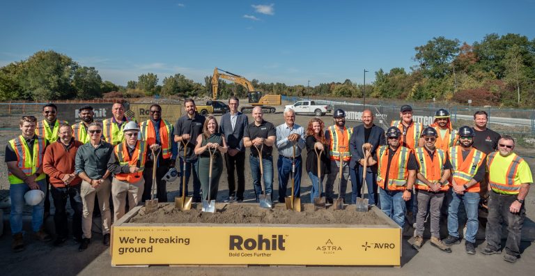 Rohit celebrates milestone as construction launches on The Avro at Wateridge Village
