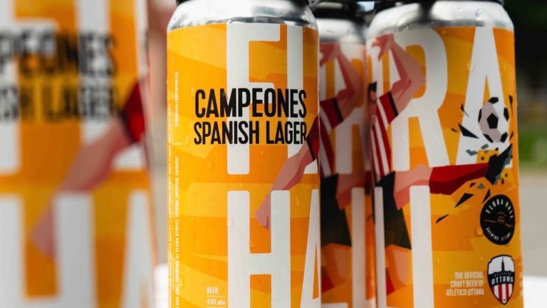 Campeones Spanish Lager from Flora Hall Brewing. Photo from Flora Hall Brewing on Instagram.