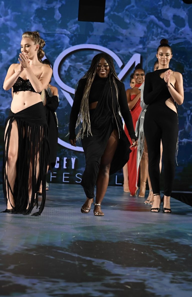 Stacey Martin, centre, at the end of her show at New York Fashion Week on Sept. 13, 2026. Photo supplied.