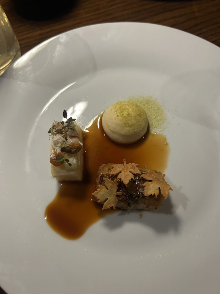 Yannick La Salle's dish. Photo by Jordan Pizzuti. 
