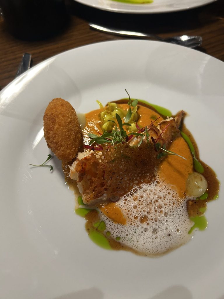 Joe Thottungal's dish. Photo by Jordan Pizzuti.