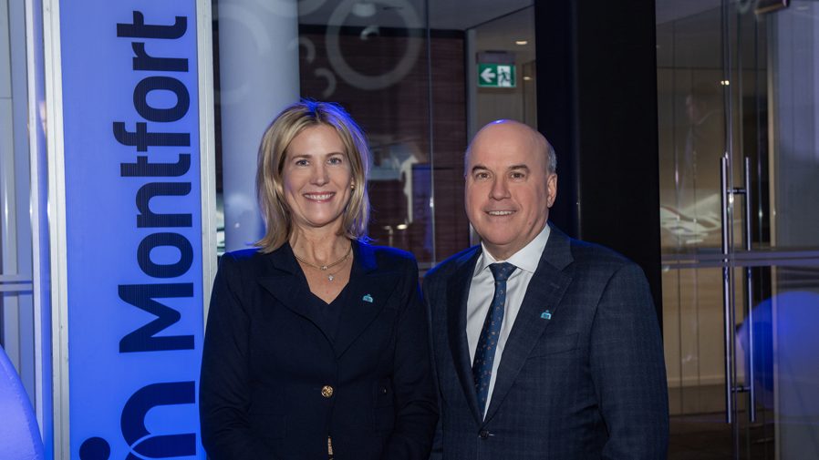 Michael Mrak and Liza Mrak of Mark Motors hosted the Advancing Care for Generations in support of the Montfort Hospital at Mark Motors Porsche, October 14, 2026. Photo by Tia MacPherson-Abdulla/OBJ.