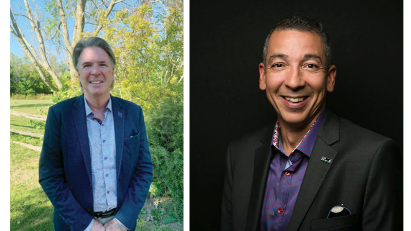 Headshots of two men smiling at the camera.